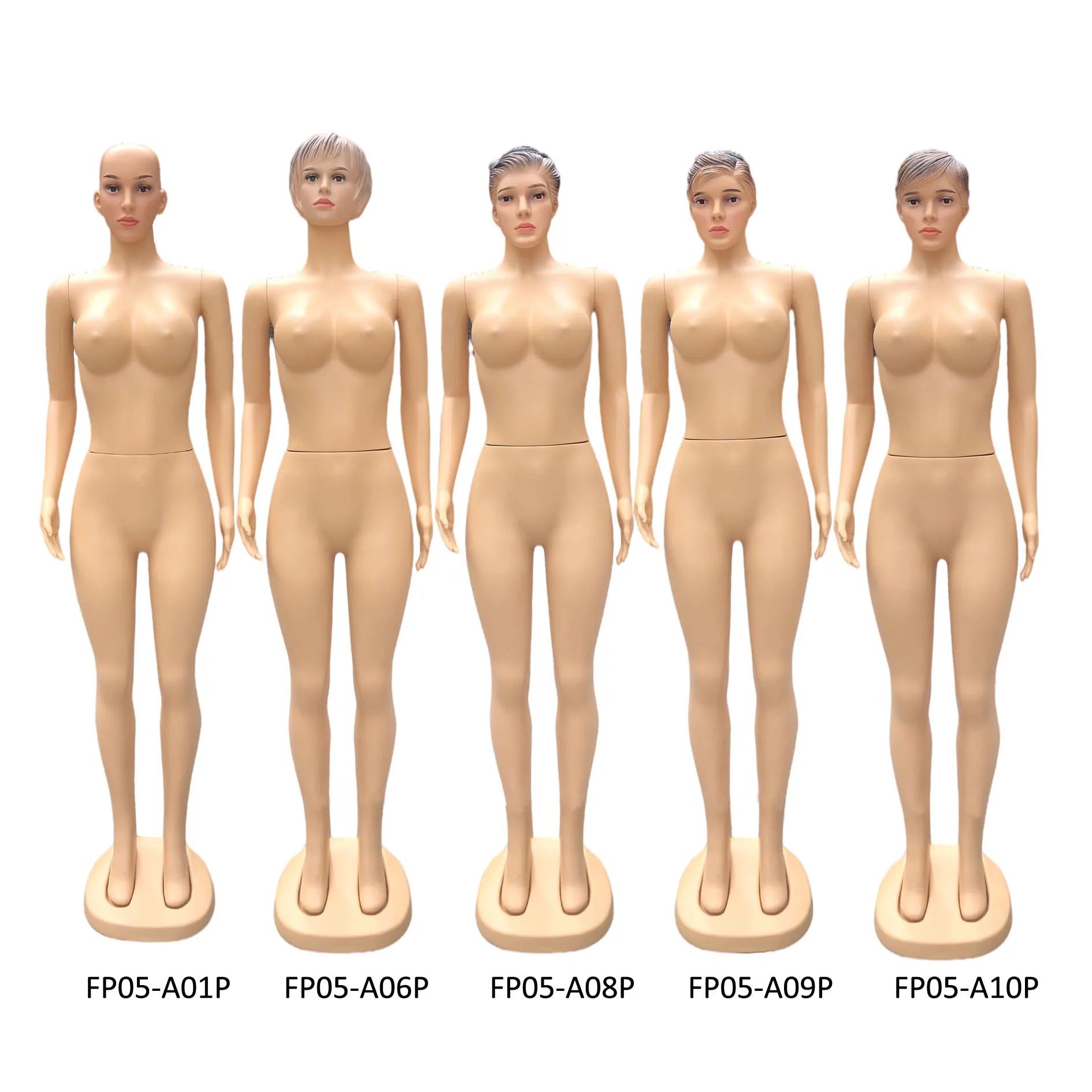 Realistic Brazilian Pius Size Plastic Full Body Big Bust Butt Manikin Skin Color Female Mannequin for Clothes Display
