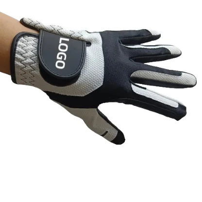 Sample Support Men's Left Hand PU Leather Golf Gloves with Custom Logo Breathable Plain Style for Outdoor Sports Sports Gloves