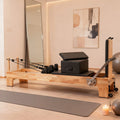 Commercial Studio Wood Structure Pilates Core Bed Equipped with Silent Wheels and High-quality Tracks with Free Accessories