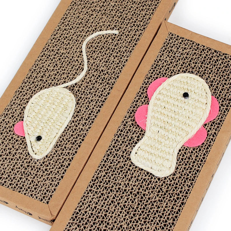 Soft Bed Mat Claws Care Toys Corrugated Pet Scratcher  Cat Training Toy Cat Scratch Board Pad Toy for Cat Indoor Playing