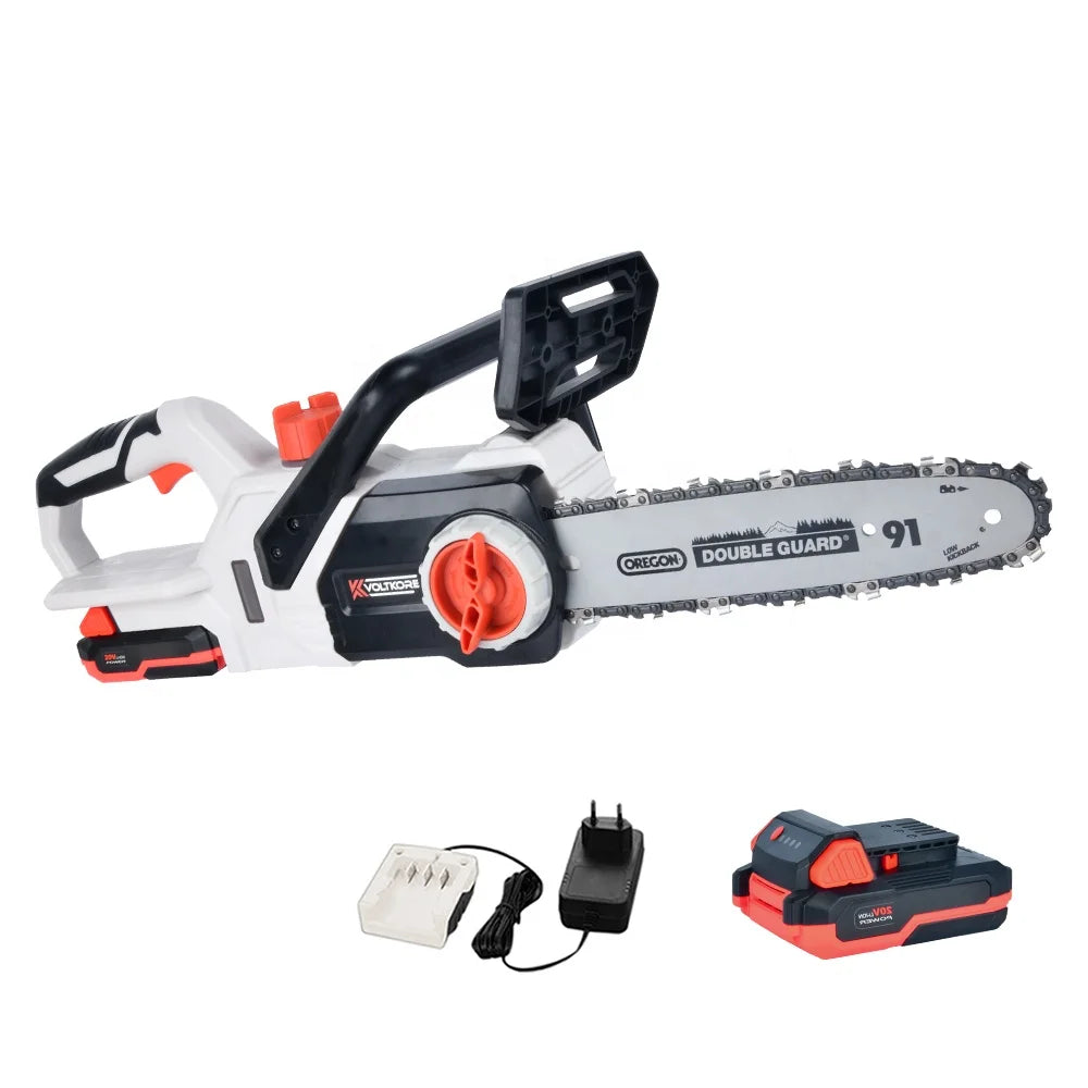 Vertak 10 Inch 20V Battery Tree Branch Cutting Saw Cordless Electronic Brake ChainSaw