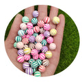 Wholesale Mini 100pcs/bag Colorful Round Candy Beads 3D Bubble Gum Chewing Gum Charms Soft Clay Polymer