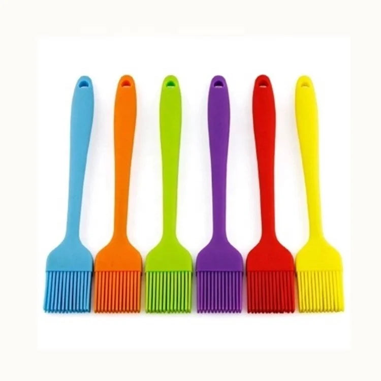 Oil Set Bbq Chain Basting Cooking Mini Bristle Baking Grill and Pastry Silicone Brush