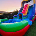Outdoor Waterslide Slide Kids Adult Toboggan Backyard Commercial Jumping Castle Inflatable Water Slide with Pool