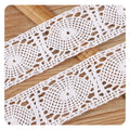 Fancy Ladies Reproducible White 95% Cotton 5% Polyester Lace Border Lace Trim for Clothing