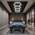 China Manufacturer Billiard Room Hexagon Lighting Car Maintenance Station Workshop Hex Glow Garage Light MegaBDM