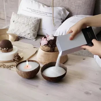 Pearled Candle Sand Wax Customer Logo Plant-based Sand Candles Wax Manufacturer