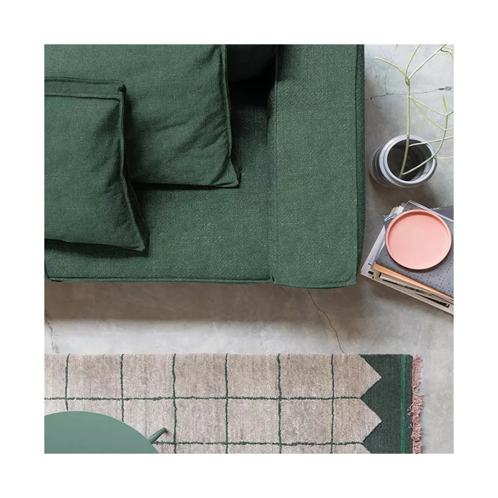 M&Y High-End Chenille Fabric Curtains Italy Polyester Cotton Pillow Armrest Cushion Sofa Furniture Jacquard Yarn Dyed