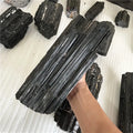 High Quality Large Sizes Natural Black Tourmaline Rough Stone Big Raw Black Tourmaline Healing Crystal for Decoration