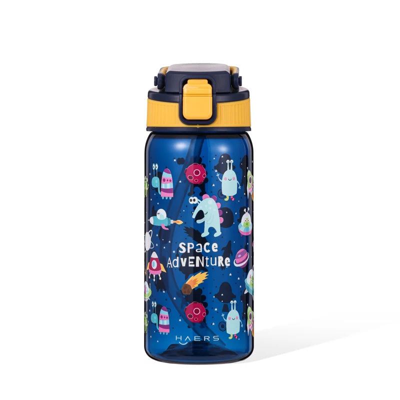 2024 New Design BPA Free Custom Kids Tritan Hydrogen Rich Water Water Bottle with Straw Strap Accessories OEM Customized Anti