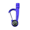 Factory Price 38*90mm Aluminum LED Carabiner with Compass for Outdoor Activities for Hiking Climbing Camping