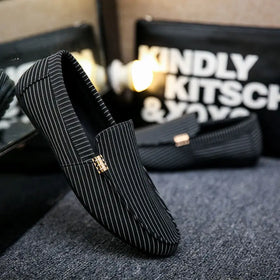 Wholesale Breathable Fashion Moccasin Mens Canvas Cheap Casual Shoes