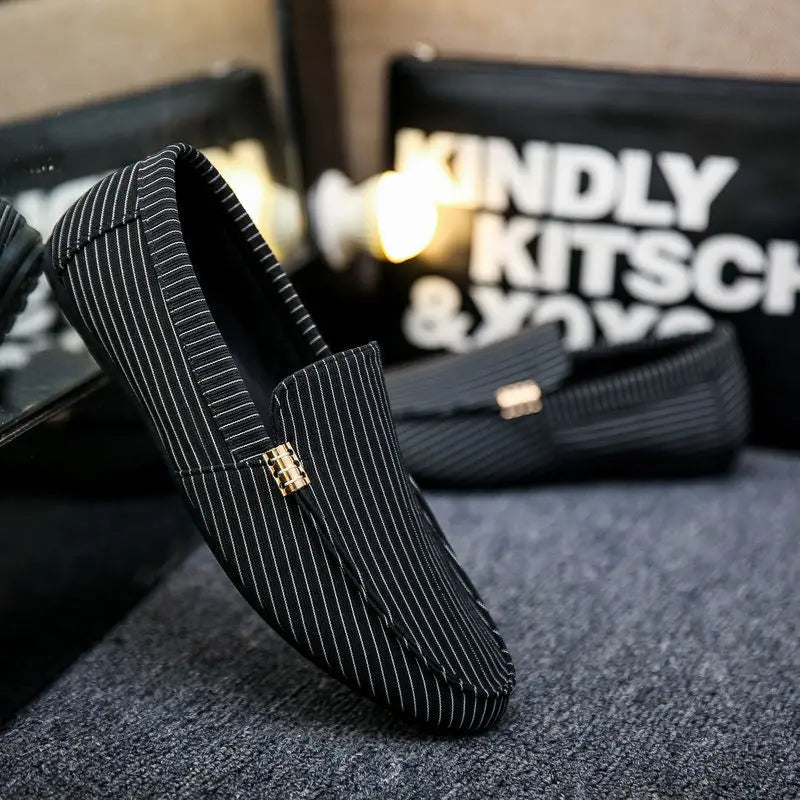 Wholesale Breathable Fashion Moccasin Mens Canvas Cheap Casual Shoes