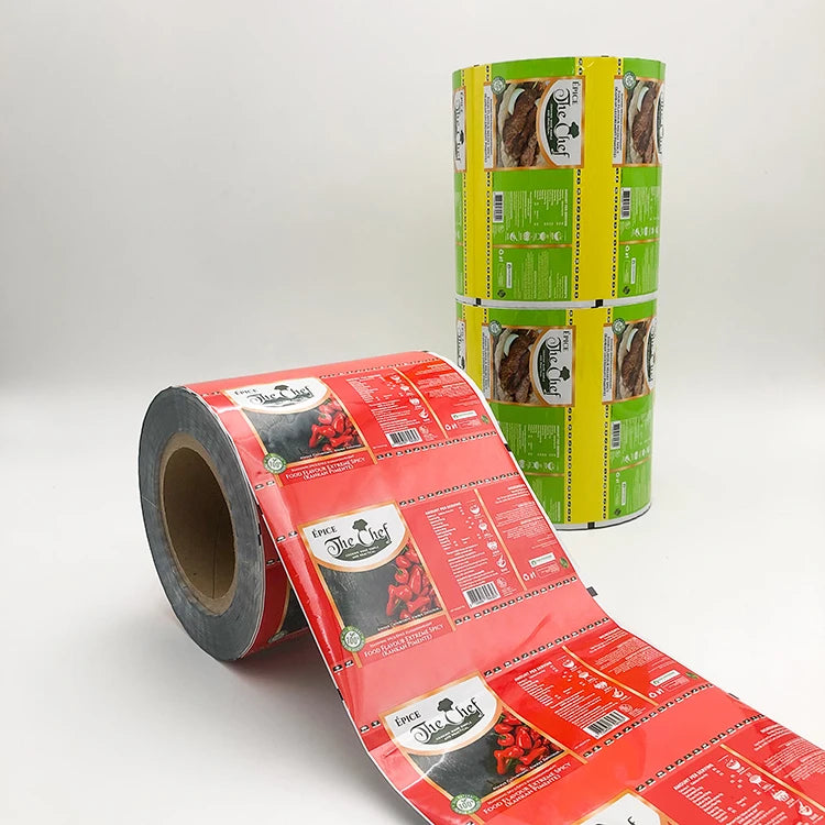 Customizable Soft Food-Grade Metallized Film Sauce Bag Roll Packaging