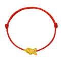 Dubai Jewelry Gold Plated Bull Diamond Hard Gold Plated  Zodiac Bull Bull's Birth Year Zodiac Braided Taurus Bracelet