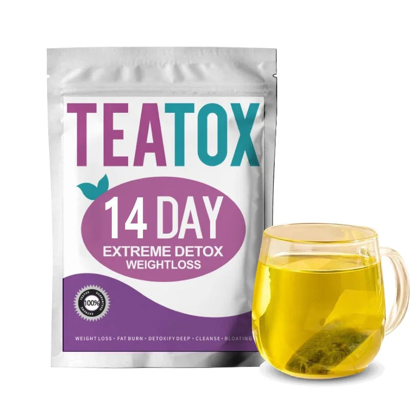 14/28 Day Private Label Herbal Organic Detox Tea Fit Slim Flat Tummy for Adults 100% Natural Lose Weight