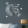2023 Wholesale Islamic Acrylic Wall Art Eid Gift Set Ramadan Home & Party Decorations 45x42cm Black/Silver/Gold