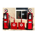 Hot Sale Custom Metal Vintage Red Oil Drums Dispenser Fuel Model Bar Decoration Metal Crafts Fuel Dispensers for Sale