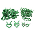 6.5 * 4.5 cm Green Garden Grafting Clips Flower and Plant Fixture Clips Spring Garden Plant Support Clips