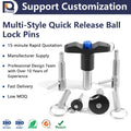 T Handle Quick Release Ball Locking Pin Stainless Steel Fasteners M12 M16 M20