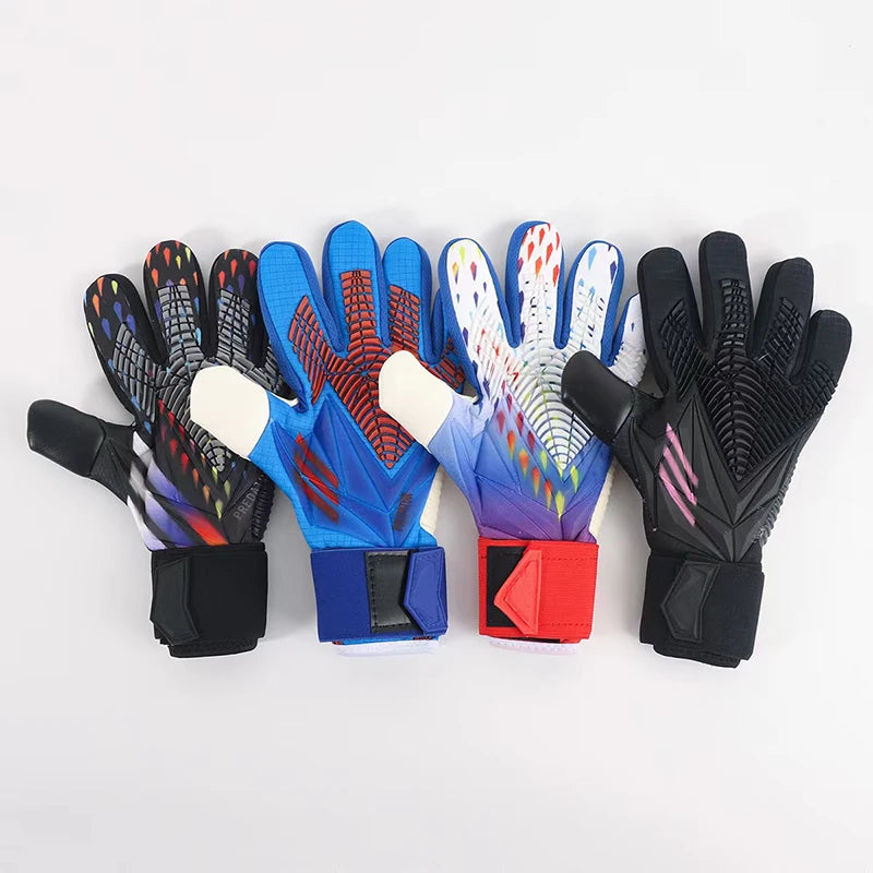NQ SPORTS Golkeeper Professional Goalkeeper Custom Latex Design Your Own Logo Glove Glue for Kids Football Gloves