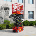 Small Electric Hydraulic Lift Platform Mini Home Mobile Scissor Lift Platform Crawler Self-propelled Scissor Lift