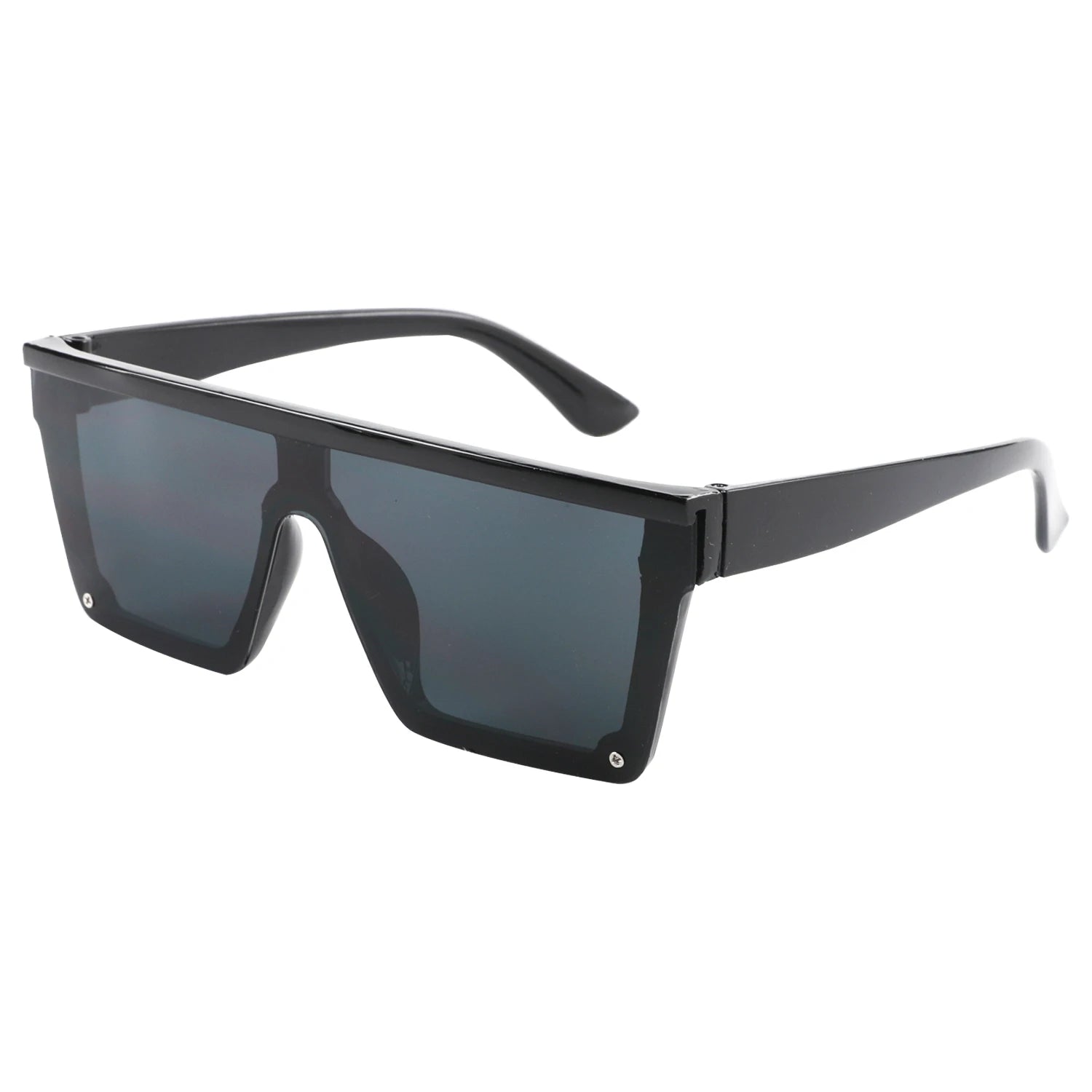 New Large Frame One Piece Sunglasses Europe and the United States Fashion square Frame Sunshade Sunglasses Female