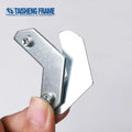 TS-K333 Professional L Shaped Right-angle Photo Frame Hardware 120 Degree Connection Flat Plate Bracket Corner