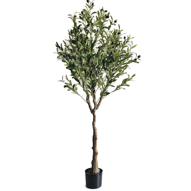 Wholesale Customizable Indoor Artificial Olive Tree Real Touch Faux Plastic Plant for Home Hotel Garden Decoration High Quality