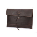 2025 New Arrival Mens Crazy Horse Genuine Cowhide Leather Document Bag Slim Briefcase Multi Functional Holder Wholesale