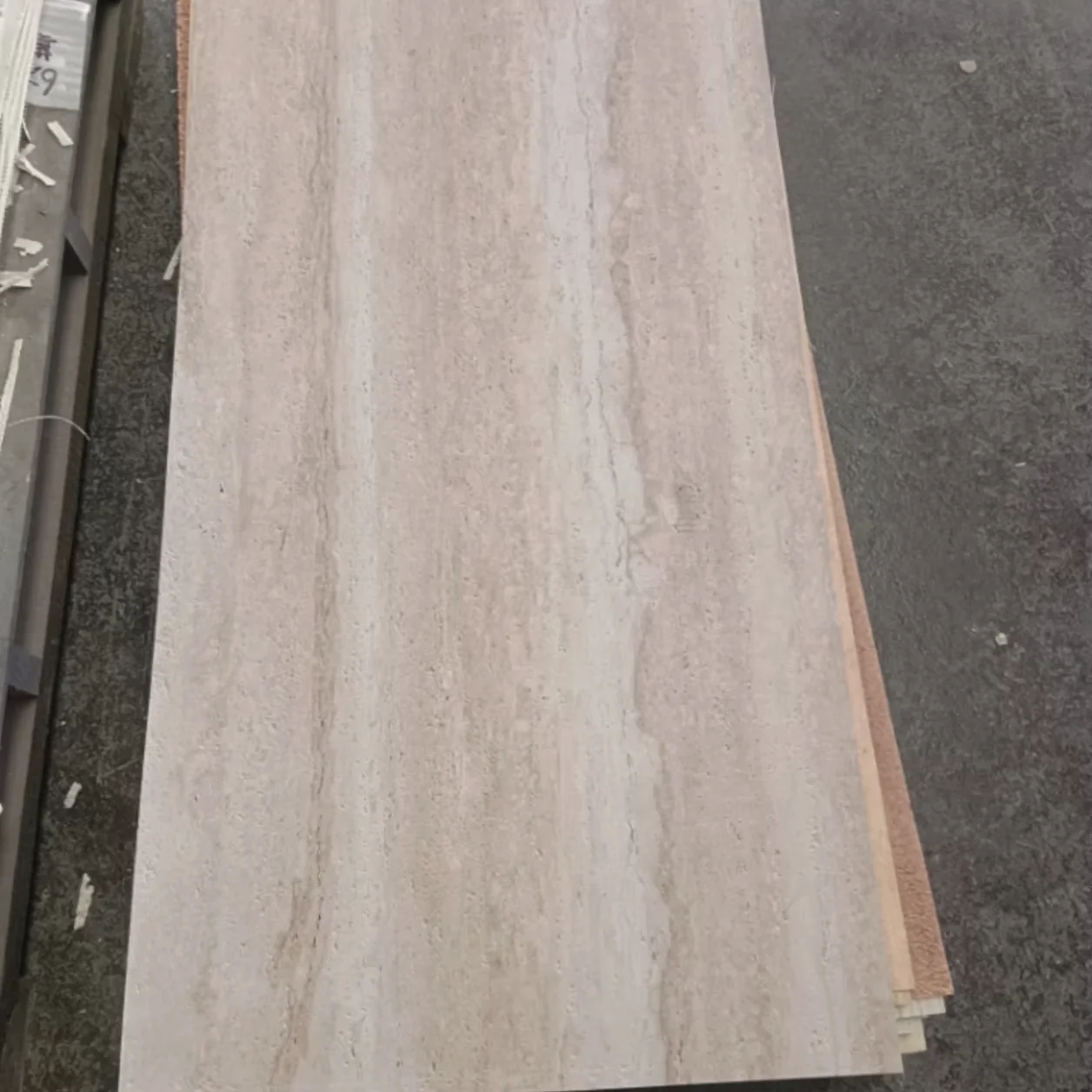 First Choice Modern Indoor Supermarket Courtyard Decorative Wall Tile High-Grade Travertine Stone MCM Flexible Exterior Tiles