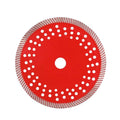 Zhongli Model 2406 OEM Customizable Industrial Grade Wet Cutting Diamond Saw Blade Hot Press Process Ti-Coated 4 Inch Diameter