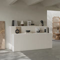 Multi-Functional Retractable Modular Cuboid System-Kraft Honeycomb Translucent Art Deco Shelf Customizable Size for Retail