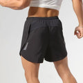 Double Layer Four Side Elastic Jogger Shorts Quick Dry Training Running Shorts for Men