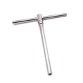 OEM ODM Customized Stainless Steel T-Type Socket Wrench CNC Turned Chromed Plated Parts DIY Grade Metric Measurement System