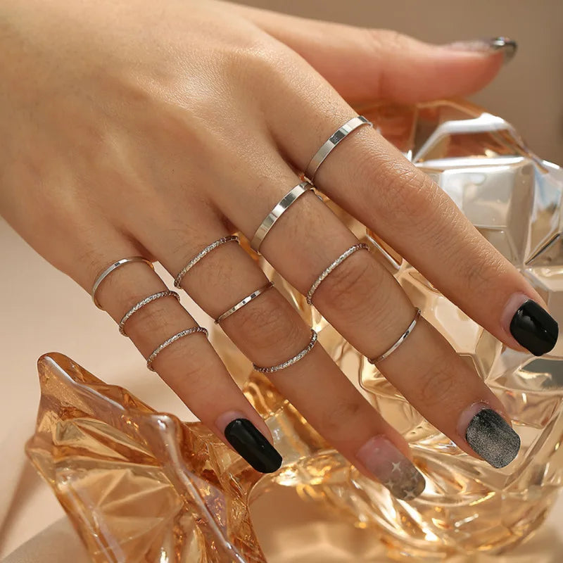 Wholesale Cheap Price 10pcs Knuckle Ring Sent