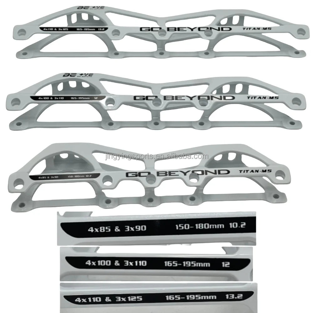 Custom Adjustable Aluminum Alloy CNC Machined Hold Wheels Frame Inline Speed Roller Skates Chassis Bracket