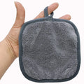 Eco-Friendly Reusable 2-Layer Square Microfiber Cotton Pad Pink Custom Logo Private Label Makeup Remover Wipe Facial Beauty