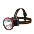 USB Rechargeable LED HL52 Headlamp for Hunting Camping Fishing-Industrial Use Large Size 200 Lumens IP44 Rated High/Low/Strobe