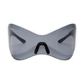 Superhot Eyewear 70200 Fashion 2023 Futuristic Butterfly Oversized Mono Lens Y2K Shades Sunglasses