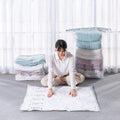 Cheap Durable Personalized Comforter Storage Bag Vacuum Seal Bags Transparent Storage Clothing Organizer Bags