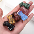 4*2cm Mini Crystal Goddess Model Lady's Body Hand Carved Natural Gemstone Rose Quartz Female Mannequin Torso for Home Decor Gift