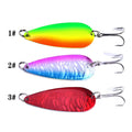 HENGJIA Wholesale 7.3cm 18g Artificial Metal Spinner Baits Spoon Fishing Lures