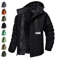 Wholesale Custom Logo Zip up Mens Black Jackets Fashion Wind Breaker Jacket Men'S Water Proof Jacket
