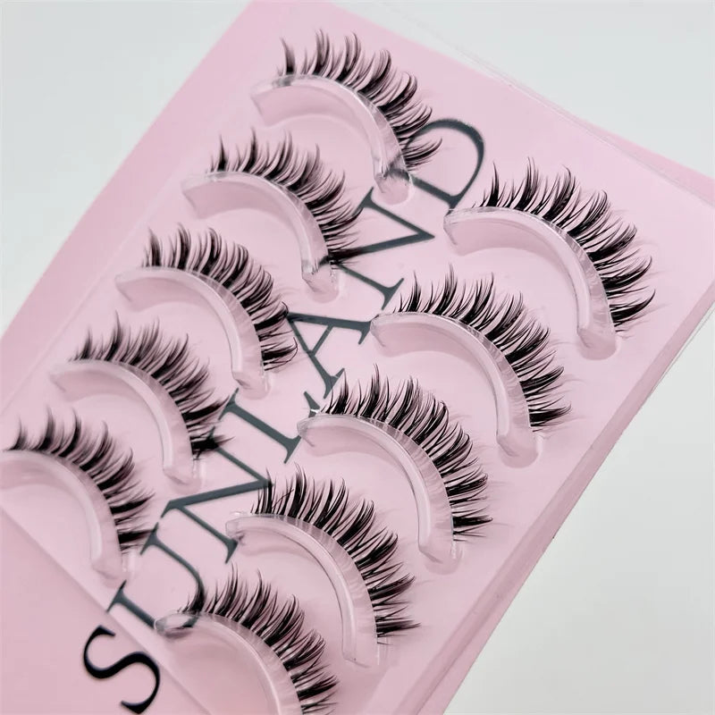 SL Handmade Little Devil 3D Dramatic Super Fine Eyelashes Synthetic Hair Custom Packaging False Lower Under Lashes
