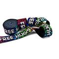 Manufacturer Custom Poliester Webbing 25mm Polyester Sublimation Printed Webbing for Pet Dog Printed Webbing Strap