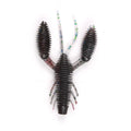 Selco Rubber Shrimp Fishing Lure Soft Lobster Style Crawfish Bait for Bass and Trout Fishing