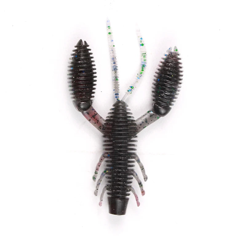 Selco Rubber Shrimp Fishing Lure Soft Lobster Style Crawfish Bait for Bass and Trout Fishing