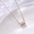 Trendy S925 Sterling Silver Necklace Fashion Design Pendant Necklace Stylish Accessory for Wedding