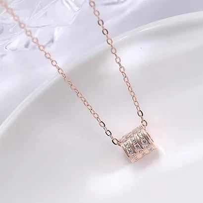 Trendy S925 Sterling Silver Necklace Fashion Design Pendant Necklace Stylish Accessory for Wedding
